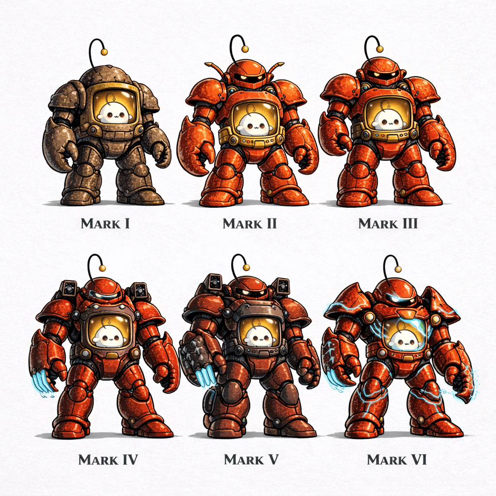 Norm in evolved OpenClaw exoskeleton